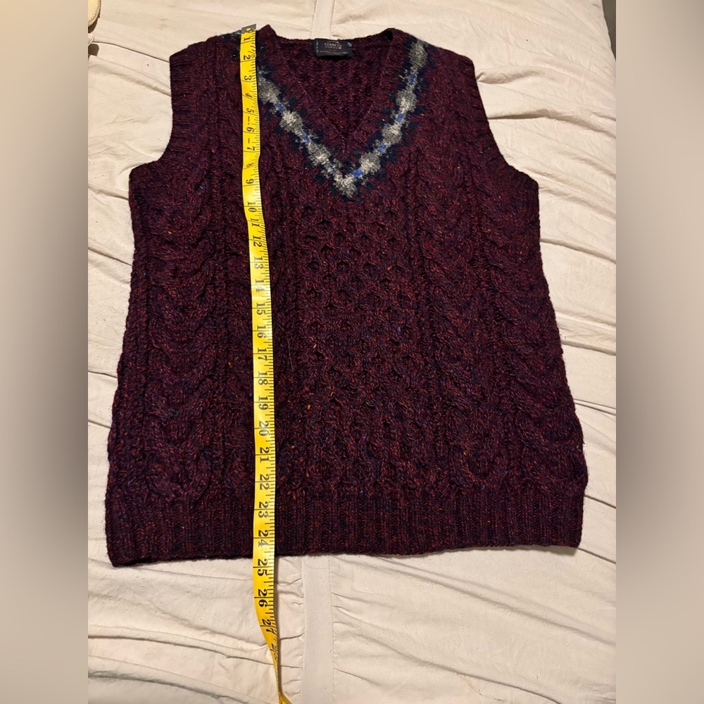 Vintage Kenneth Gordon Wool Sweater Vest - Picture 5 of 5